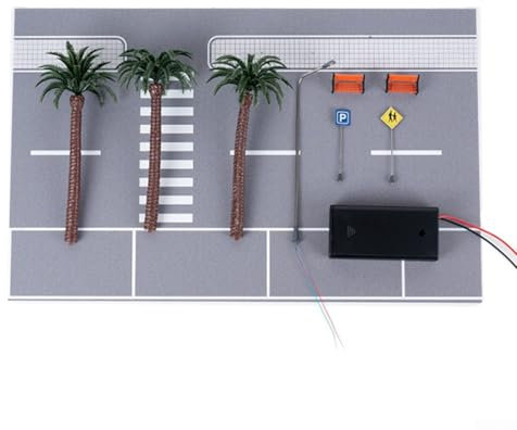 Diorama Diorama 1:64 Whith Affichage LED Modèle de voiture Objets de collection Garage pour chambre à coucher, salon