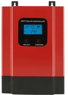 HPHPH Controlador de Carga Solar, MPPT 20A/30A/40A, Controlador de Cargador Solar 12V 24V 36V 48V, PV máximo 150V, Pantalla LCD de Alta definición(20A,12V)