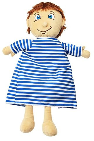 Kisangel Menschliches Körper Puzzle für Pädagogisches Plüschtier mit Abnehmbaren Organen Vorschulorgan Kognitiven Fähigkeiten