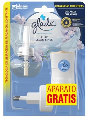 Pure Clean Linen Elektrischer Lufterfrischer + Nachfüller mit lang anhaltendem Duft. 3er-Pack.