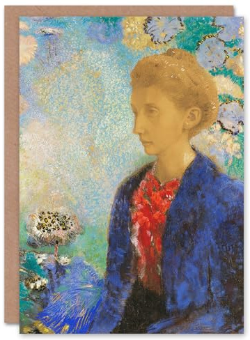 Artery8 Odilon Redon Art Card Baroness of Domecy Portrait