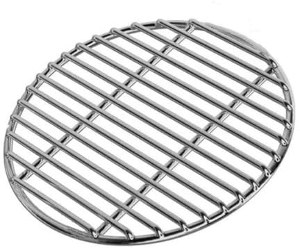 Parrilla redonda de acero inoxidable para barbacoa, para camping, pícnic, jardín (30 cm)