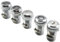 Serrure de porte d'armoire de distribution, verrou rotatif télescopique, serrure cylindrique triangulaire MA097 H, 1 pièce(A)