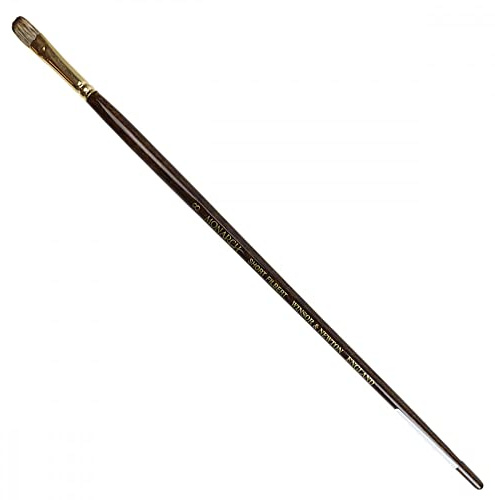 Winsor & Newton Monarch Short Filbert Long Handle Brush, Size 8
