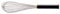 Matfer 111023 Whisk with Plastic Handle, 12, Black