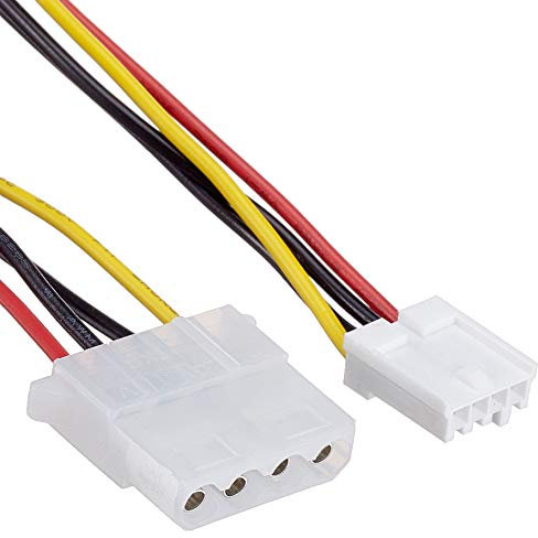 Delock Kabel Y-Power SATA Stecker 15 Pin > 4 Pin Molex Buchse + 4 Pin Floppy