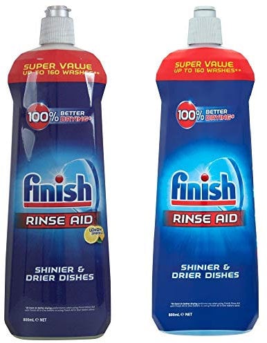 Finish Rinse Aid, 800 ml, Pack of 2 1.6 l