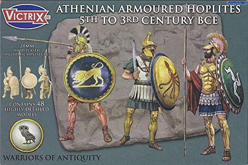 Victrix VXA001 - Athenian Armoured Greek Hoplites 5Th To 3Rd Century BCE - 48 Figure Box Set - 28mm Plastic Miniatures - Ancients