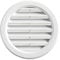 La Ventilazione T10RB T10RB-Y Griglia Plastica Tonda da Incasso, Bianco, ø 120 mm