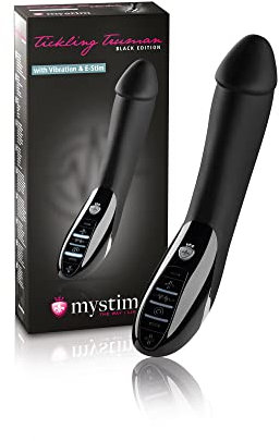 Mystim - Kitzelnder Truman E-Stim Vibrator - Schwarze Edition