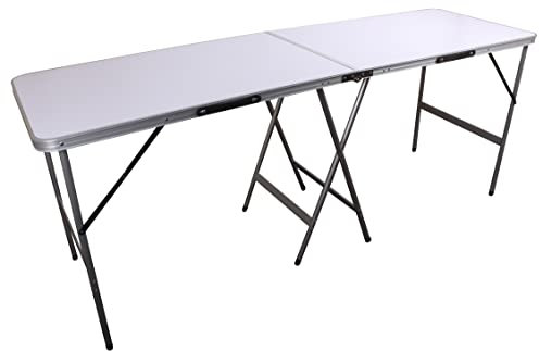 ProDec PFPT001 2m x 600mm (6ft 6in x 2ft) Multi-Purpose Table for Wallpaper Pasting and More, White