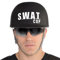 amscan 847858-55 Cop SWAT Helm für Erwachsene, 1 Stück, Schwarz