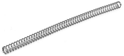 sourcing map 2mm x 16mm x 305mm 304 Edelstahl Druckfedern Silberfarben