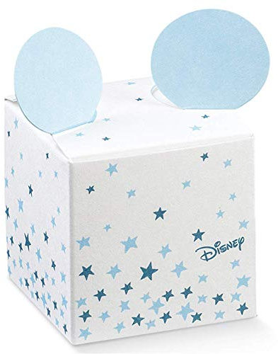 Bomboniera Astuccio Scatolina Portaconfetti Cubo Topolino Mickey Mouse Disney X 10 PZ. - 68043