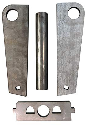 Rahmen MS03 Aufnahme Einzelteile ungeschweißt/Schnellwechsel Adapter SW03 Minibagger