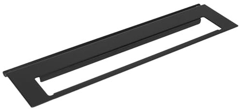 Linero MosaiQ Tuchleiste zum Aufstecken von oben schwarz (350 x 77 x 10 mm) von Sotech