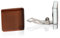 Statement Ohrclips Damen ohne Ohrlöcher • Quadratische Clip Ohrringe in braun • Handmade Edelstahl Schmuck aus Glas • 20x20x3 mm