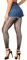 Fohevers Collants Résille Sans Pieds Pour Femme - Taille Haute - Sans Orteils - Pour Jeux de Fête, Cosplay, Halloween - Motif Floral Vertical - Taille Unique