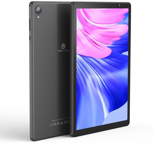 PRITOM 10 inch Android 12 Tablet,2GB RAM, 32GB ROM, 6000Mah, Expand to 512GB, 6000Mah, Quad Core Processor, 10 inch Tablet, Android Tablets HD IPS Screen, Camera, Wi-Fi, Bluetooth, Tablet PC