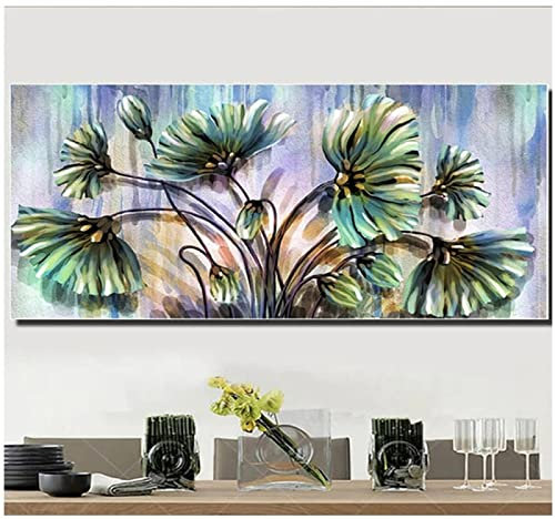 5D Diamond Painting Set Begonien-Blumen 40x110cm/16x44inch DIY Diamant Painting Bilder Zubehör für Erwachsene Kinder Anfänger Wand Dekorationen Wohnzimmer Schlafzimmer Büro Bar,