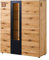 MASSIVMOEBEL24.DE KITZBÜHEL Highboard Wildeiche Natur geölt/lackiert - Verschiedene Größen, Farbe:Natur geölt/lackiert, Größe:116x43.5x143 cm (BxTxH)