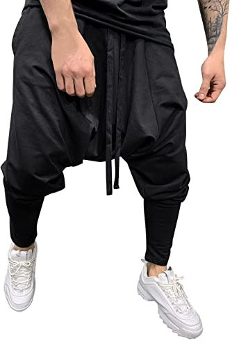 NOAGENJT Pantaloni Ciclismo Uomo Invernale Pantaloni Uomo Eleganti Pantaloni Cavallo Basso Corti Uomo Jeans Lavoro Uomo Salopette Uomo Uomo Cargo Bianco Pantaloni Lavoro Corti Uomo 18.99