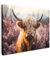 MuchoWow© Wandbilder 80x60 cm Wohnzimmer Wanddeko Schlafzimmer Zimmerdeko Fotowand Deko auf Wand Dekoration Wall Art Kuh Leinwand - Schottisches Hochlandrind - Highland Cow Bild - Hörner