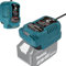 for Makita 18V Max Li Ion Batteries Replacement Fast Charger for Makita 18v Battery Charger Compatible with Makita 18V Battery bl1830 bl1840 bl1850 (UK PLUG）
