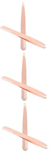 Healeved 6pcs Women Brow Tweezers Double-Ended Eyebrow Slanted and Precision Tips