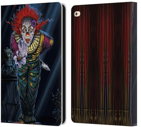 Head Case Designs Licenza Ufficiale Vincent HIE Pagliaccio a Sorpresa Grafica Custodia Portafoglio in Pelle Compatibile con Apple iPad Air 2 (2014)