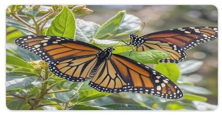 Rutschfeste Schreibtischunterlage, Monarch-Schmetterlinge-Druck, großes Mauspad, Schreibtischunterlage, Computer-Schreibtischunterlage, personalisiertes Mauspad, keine Kantenverriegelung