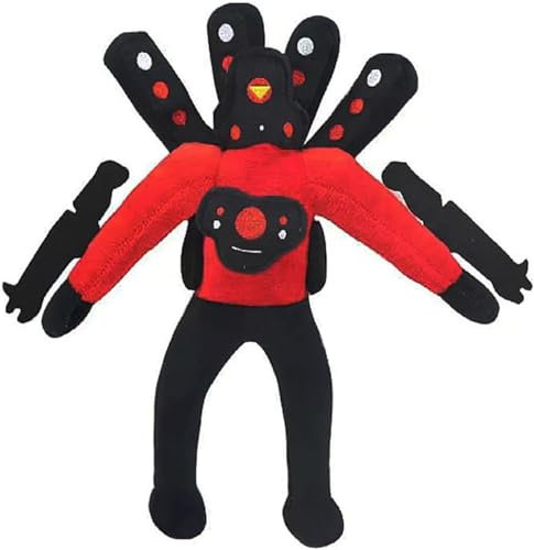 XMWWMWAI Juguete de peluche de Toilt mejorado, fotógrafo de cámara Titan mejorado para personajes gigantes de inodoro, dibujos animados de juego como regalo de cumpleaños para fanáticos del juego,