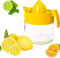 Pro Home Manual Juicer Lemon Squeezers 300 Ml Orange Citrus Lemon Lime Fruit Press Squeezer With Glass Jug Hand Press Juice Squeezer (Yellow, 300ml)