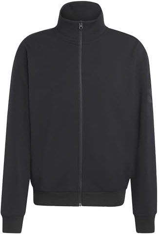 adidas Men's Soft LUX Track TOP, Black, XXL