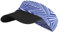 YAMEIZE Summer Soft Visor Hat for - Women Men UV400 Protection Visor Cap Travel Sun Ponytail Hat Running Golf Sport Blue White