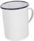 ULTECHNOVO Misurino Smaltato Tazze Da Campeggio Tazza Smaltata Vintage Tazza Smaltata Potabile Retrò Campeggio Tazze D'acqua All'aperto Bicchieri Smaltati Coppa All'aperto Bianca Smalto