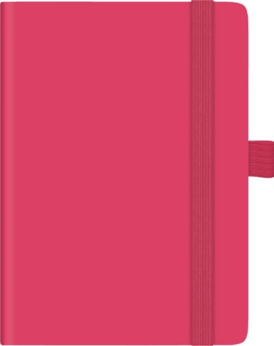 BRUNNEN 1073266267 Taschenkalender Kompagnon Mod. 732 66 2027 A6, Kunststoff, pink: 2 Seiten = 1 Woche
