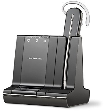 Plantronics Savi W740 Gancho de Oreja Monoaural Inalámbrico Negro - Auriculares (Inalámbrico, Gancho de Oreja, Monoaural, Negro)