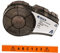Brady Vinyl-Etiketten für Etikettendrucker M211 & M210 - Vinyl-Klebe-Druckeretiketten - Industrieetikettenband für Kabel/Namensetiketten - Schwarz auf Orange (9.53mm x 6.40m) - M21-375-595-OR