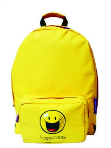 AS4HOME Rucksack Smiley Happy Colors - gelb