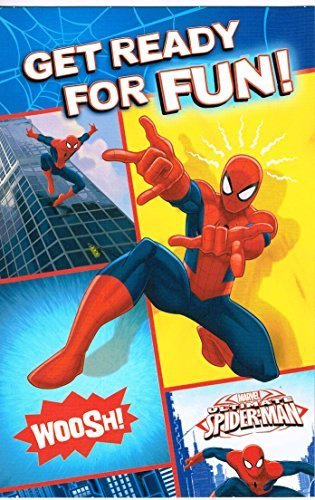 Marvel Ultimate Spiderman Get Ready für Spaß. Woosh. Geburtstagskarte