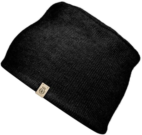 Roeckl Toque Strickmütze mit Kaschmir Mütze Damenmütze Wintermütze Wollmütze Skimütze Damen - Futter, Futter Winter Herbst-Winter - One Size schwarz