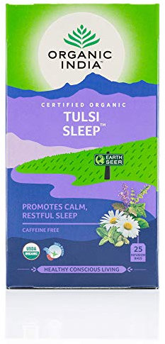 Organic India Tulsi Sleep Tea Bags, 25 Tea Bags