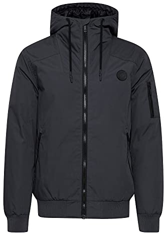 !Solid Tilly Sporty Herren Übergangsjacke Herrenjacke Jacke gefüttert mit Kapuze, Größe:L, Farbe:Dark Grey (2890)
