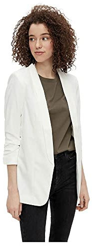 Pieces PCBOSS 3/4 Blazer Noos Veste de Costume, Cloud Dancer, XS Femme