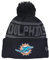 New Era Miami Dolphins NFL Black Collection Beanie - One-Size