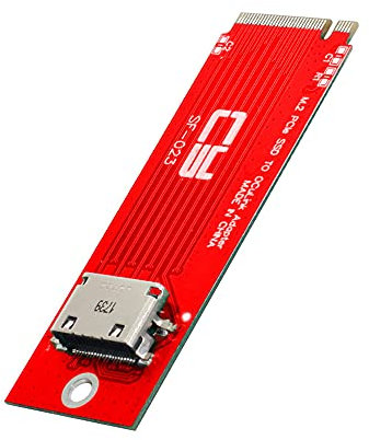 NFHK PCI-E 3.0 M.2 M-Key auf Oculink SFF-8612 SFF-8611 Host Adapter für PCIe Nvme SSD 2260 Adapter