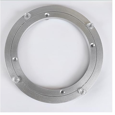 Duchunsheng Schwerlast Drehplatte Drehlager 150 250 350 450 500 600mm Für Küche Garage Bar Drehplatte, Aluminiumlegierung Drehkranz Strapazierfähiges Kugellager Drehteller Für Restaurants Esstisch