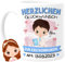 Tassenliebling® Kommunion Geschenk personalisiert für Mädchen und Jungen - Tasse Weiß - Beidseitiger Druck - Christliche Geschenke zur Erstkommunion