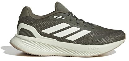 adidas Damen Runfalcon 5 Running Shoes Laufschuhe, Olive strata/Ivory/Cloud White, 39 1/3 EU